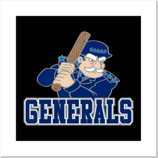 Generals Baseball Logo Posters and Art